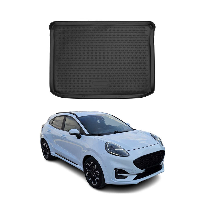 OMAC Tapis de coffre pour Ford Puma Hybrid 2019-2025 sur mesure en caoutchouc