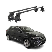 Barres Transversales Menabo pour Volkswagen T-Roc 2017-2025 Noir