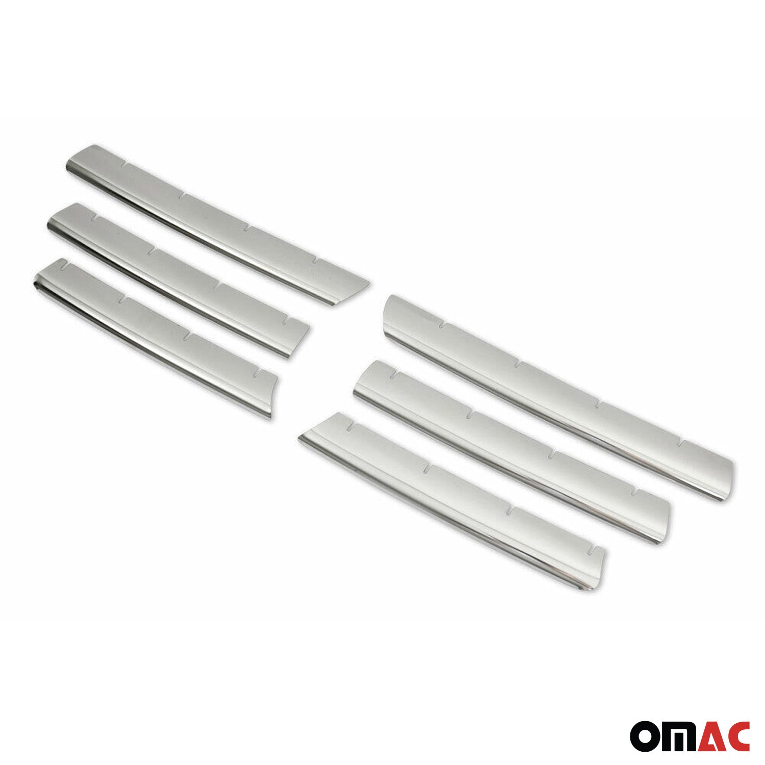 Moulure de Grille de Calandre pour VW Touran 2003-2006 Chromé 6Pcs