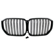 JOM Calandre pour BMW X5 (G05) 2018- Doppelrippen ohne Emblem ABS Noir Brillant