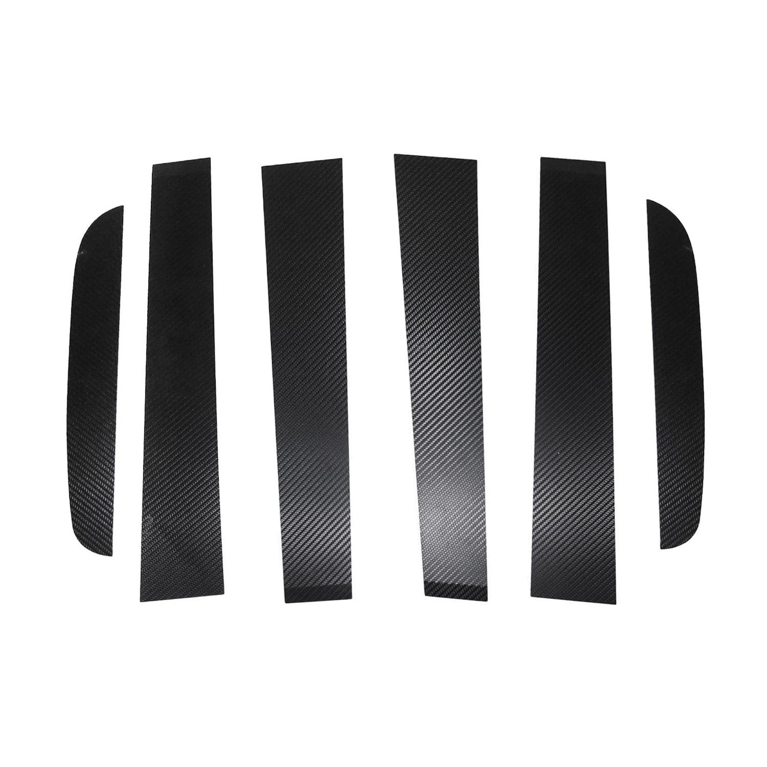 Couverture Garniture de pilier B pour Ford Ranger 2015-21 en feuille de carbone