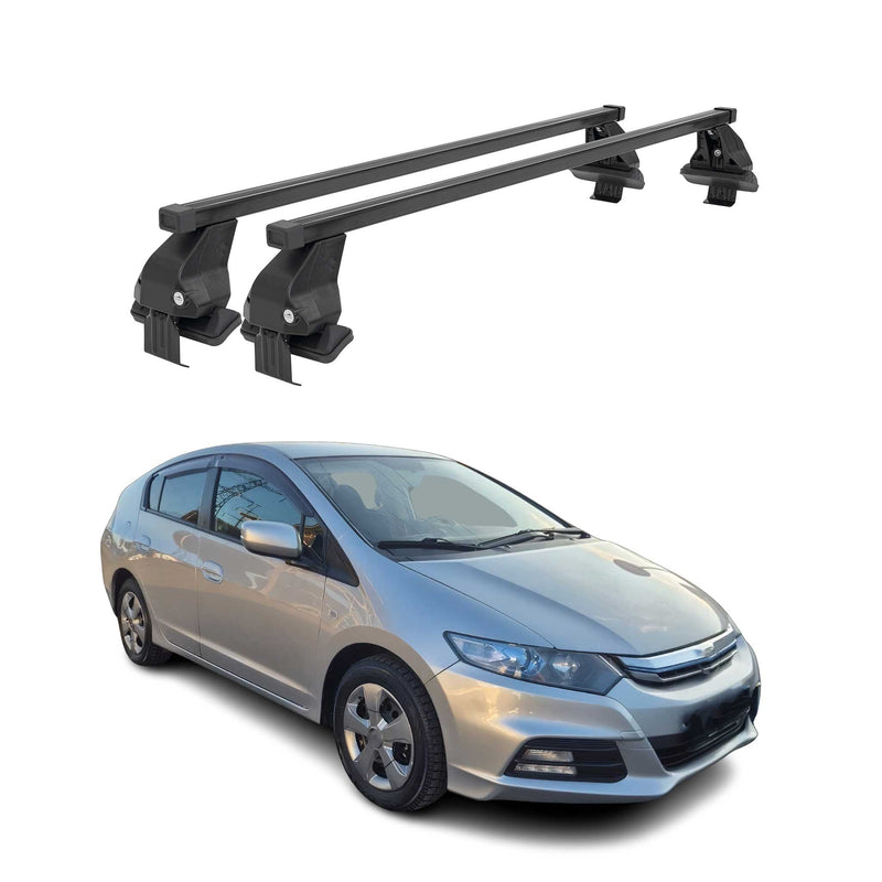 Barres Transversales Menabo pour Honda Insight II 2009-2014 Noir