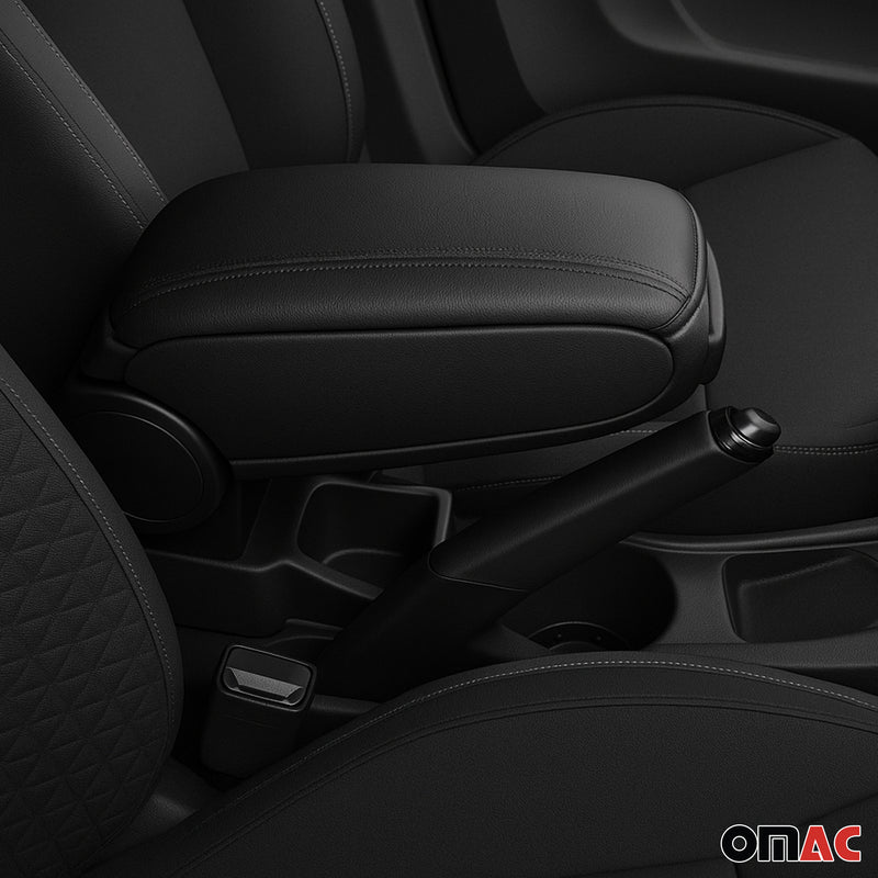 Accoudoir pour Fiat 500L 2013-2017 Vinyl Abs Noir