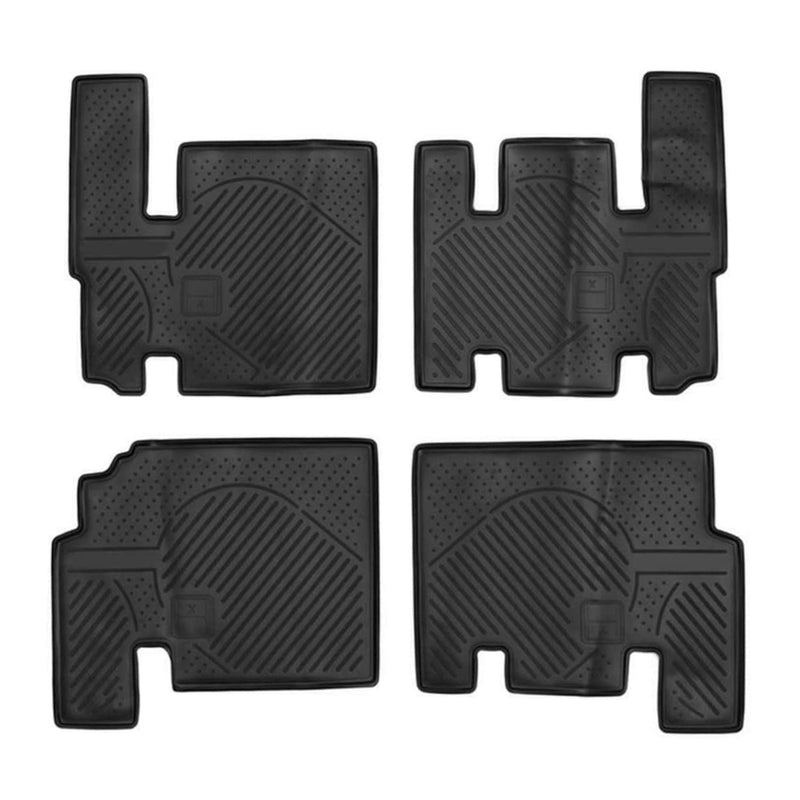 Tapis de sol pour Peugeot Expert 2016-2021 en caoutchouc TPE 3D Noir 3Pcs