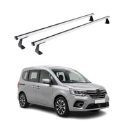 Barres de toit transversales pour Renault Kangoo III 2021-2026 Aluminium Gris 2x