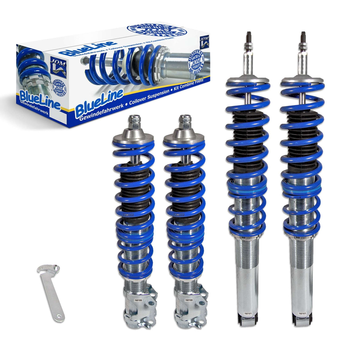 JOM BlueLine Combinés Filetés pour Seat Toledo (1L) 16V 2.0 2.0 16V 1.9D