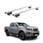 Barres de toit transversales pour Nissan Navara D23 2015-2023 4P Alu Gris 2x ABE