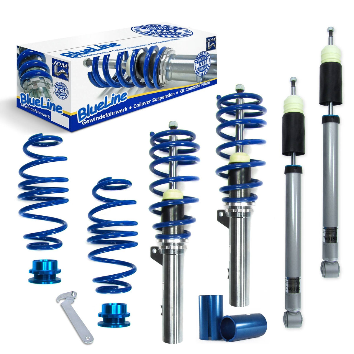 JOM BlueLine Combinés Filetés pour Skoda Octavia Berline et Kombi (5E) 1.2 TSI