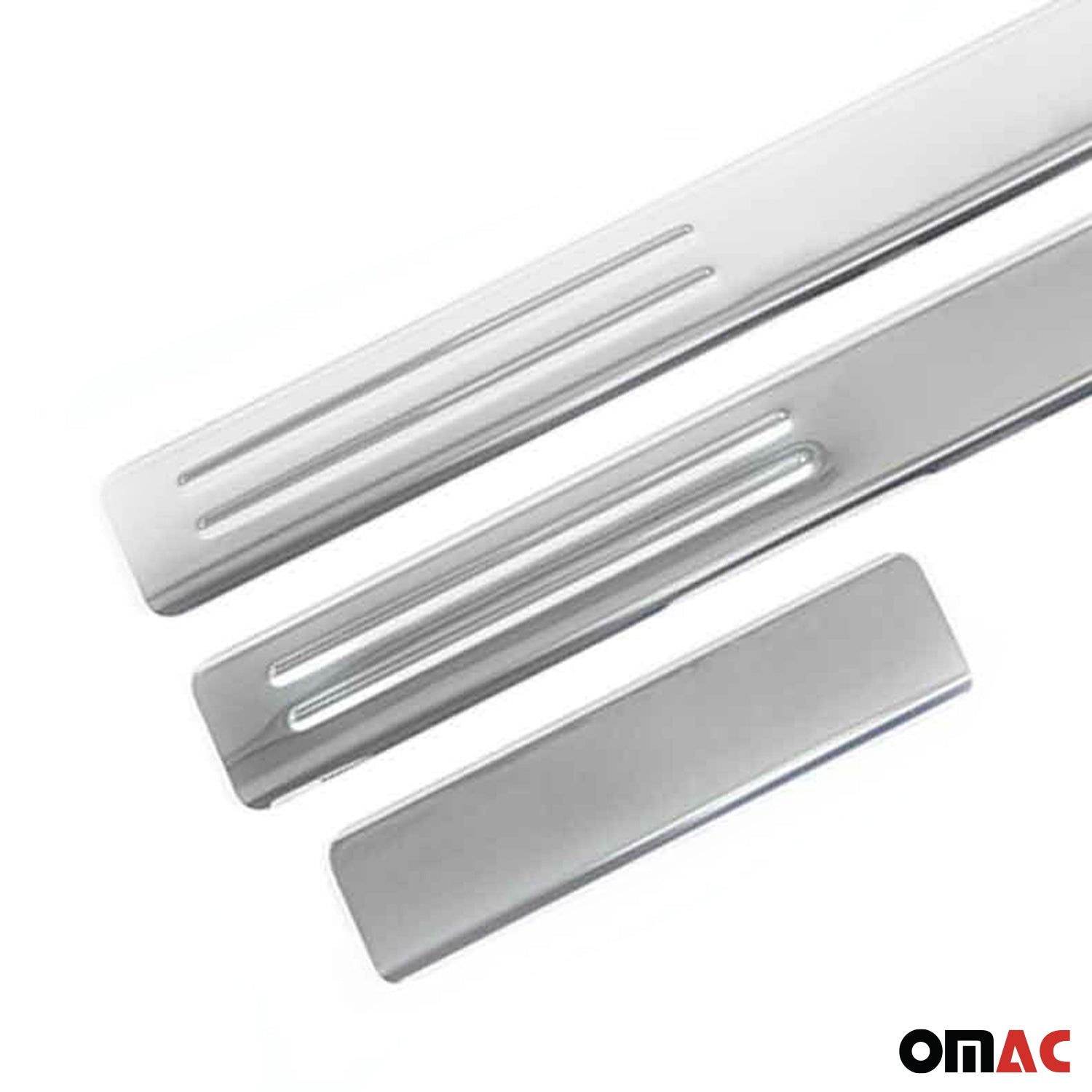 Couverture de Seuil de porte pour VW Polo 2017-2026 acier inox chromé 4 Pcs
