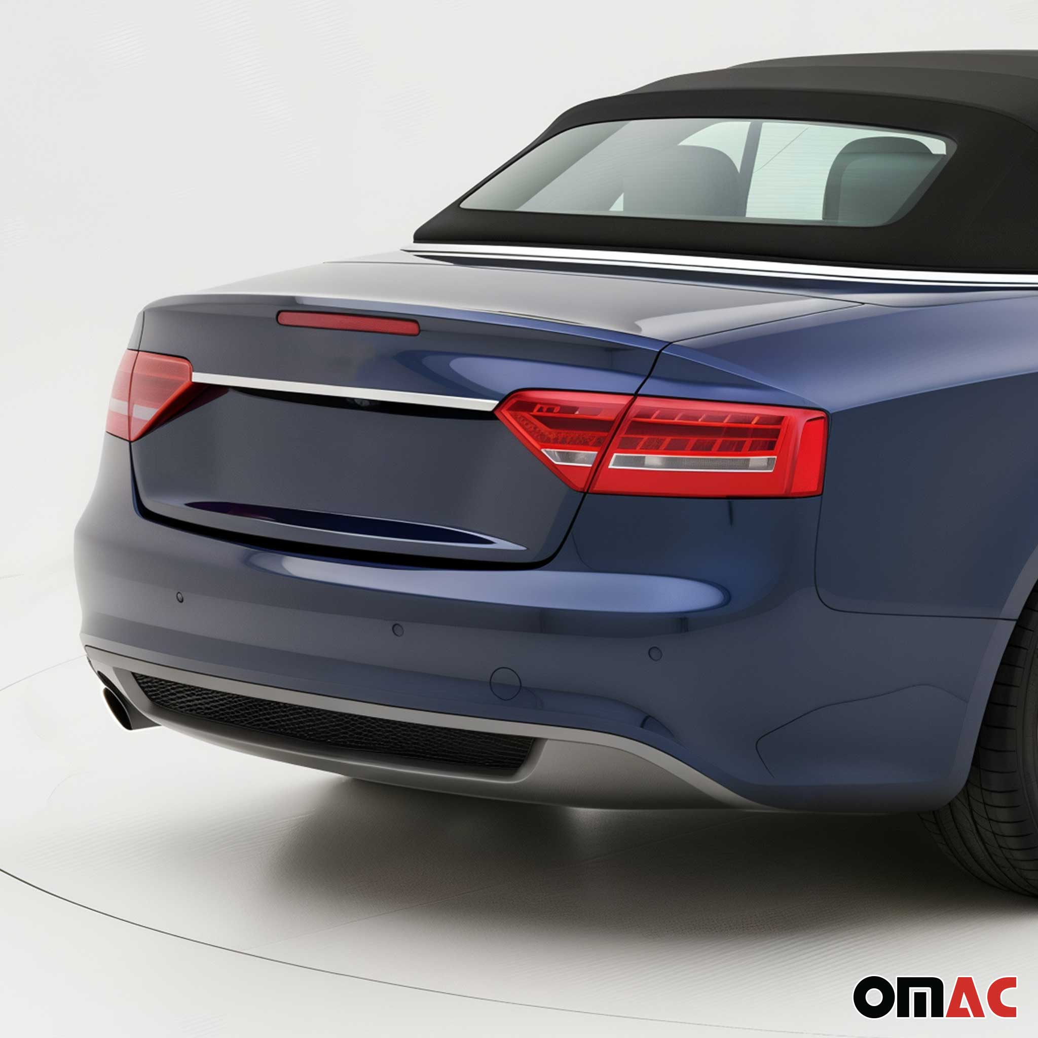 Couvercle de poignée de hayon pour Audi A5 8T3 8F7 Cabriolet Coupé 07-17 inox