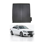 Tapis de coffre pour Mercedes-Benz Classe E W212 SW 2010-2016 Noir Caoutchouc