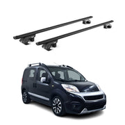 Barres de toit transversales ABE pour Fiat Fiorino Railing piccoli 2008-20 Noir