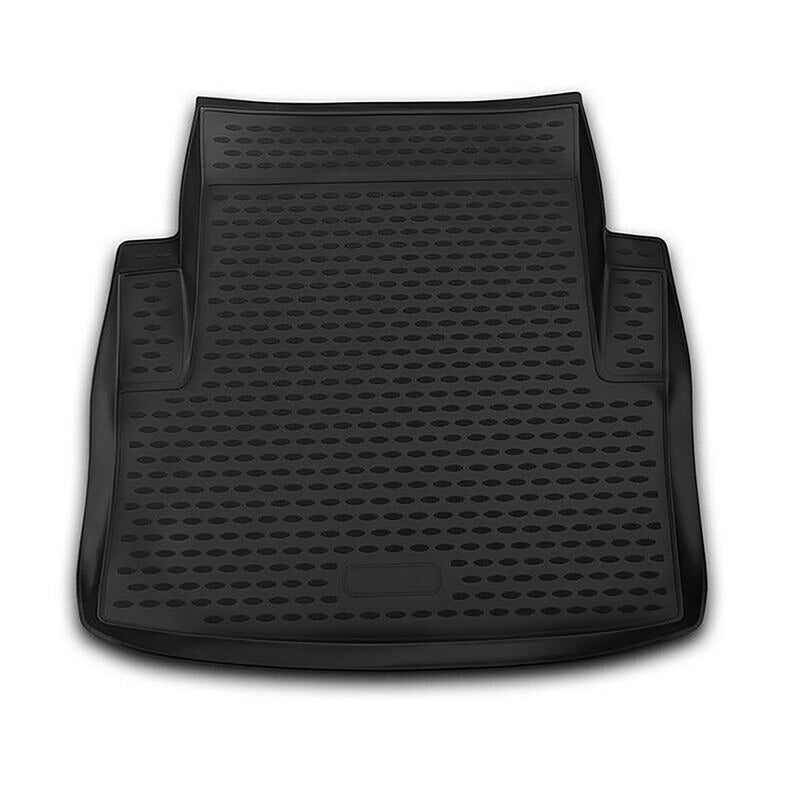 OMAC Tapis de coffre pour BMW Série 3 E90 Berline 2004-2011 en caoutchouc Noir