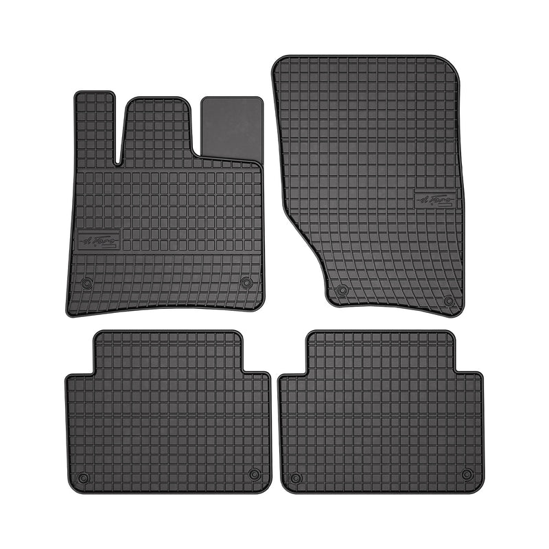 OMAC Tapis de sol pour Audi Q7 4LB 2006-2015 Noir en caoutchouc