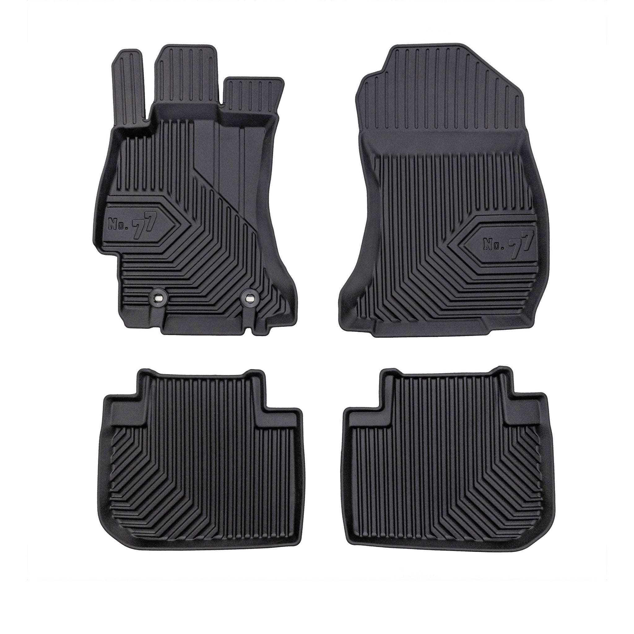 Tapis de Sol de Voiture pour Subaru Forester IV 2013-2018 TPE Imperméable 3Pcs