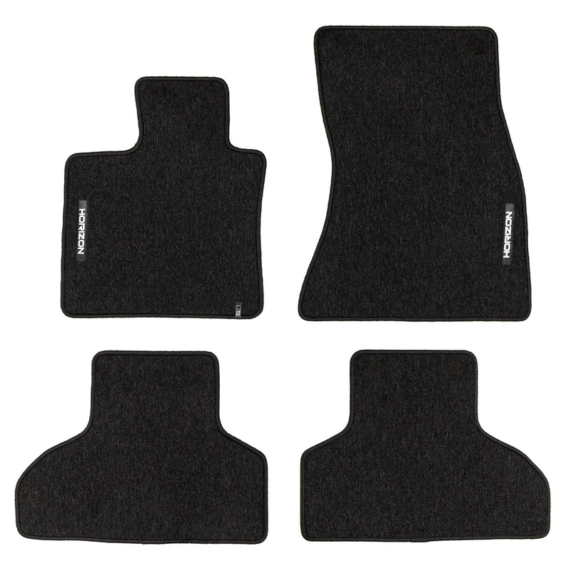 Tapis de Sol de Voiture pour BMW X5 F15 2013-2018 Velours solide et durable 4Pcs
