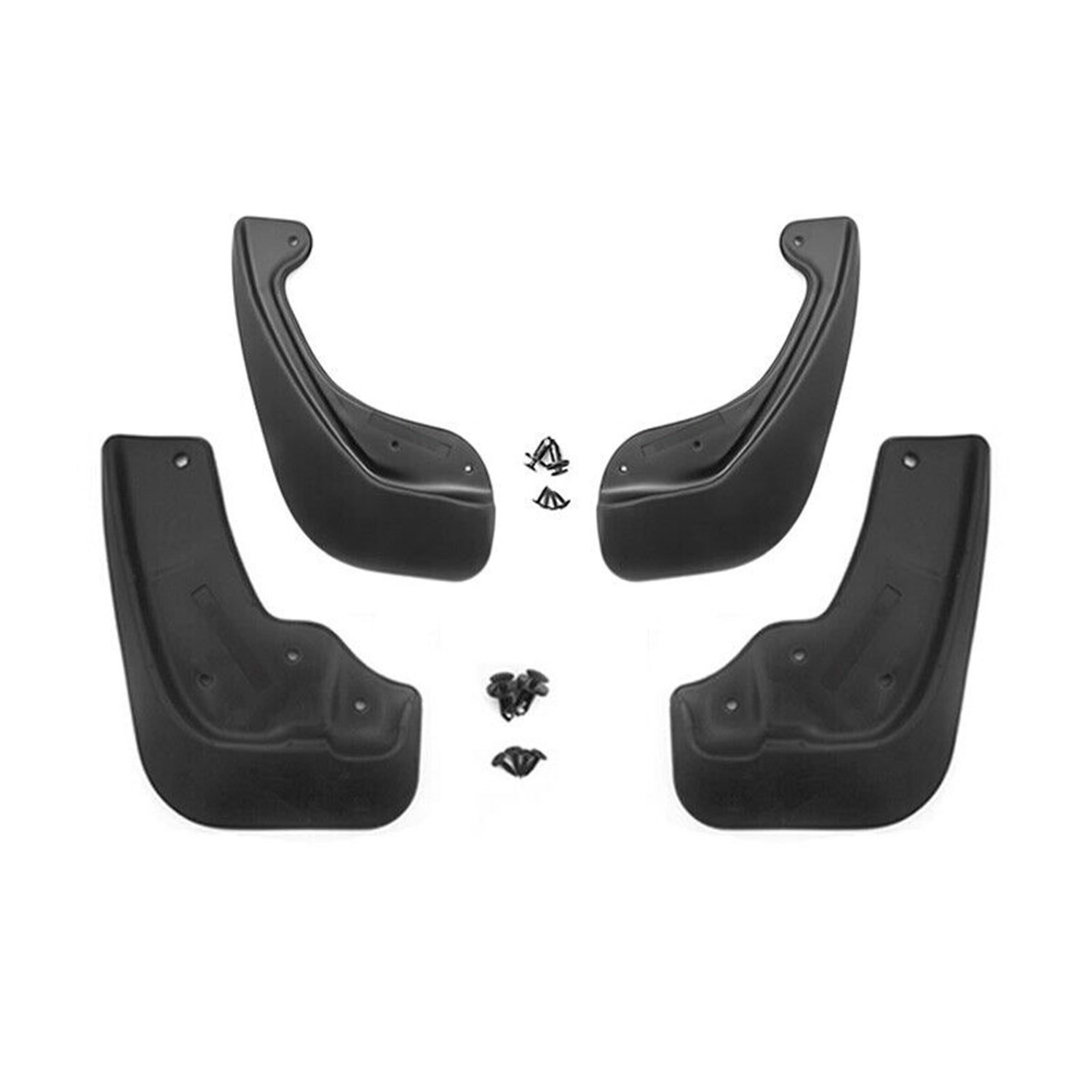 Bavettes Garde Boue pour Nissan Juke I 2010-2014 Avant et Arrière Noir 4Pcs