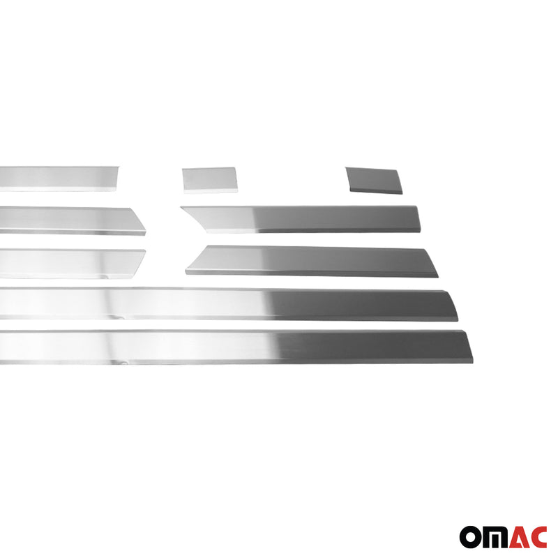 Baguette protection Latérale de porte pour VW Crafter 2006-2017 L2 Chromé Brossé