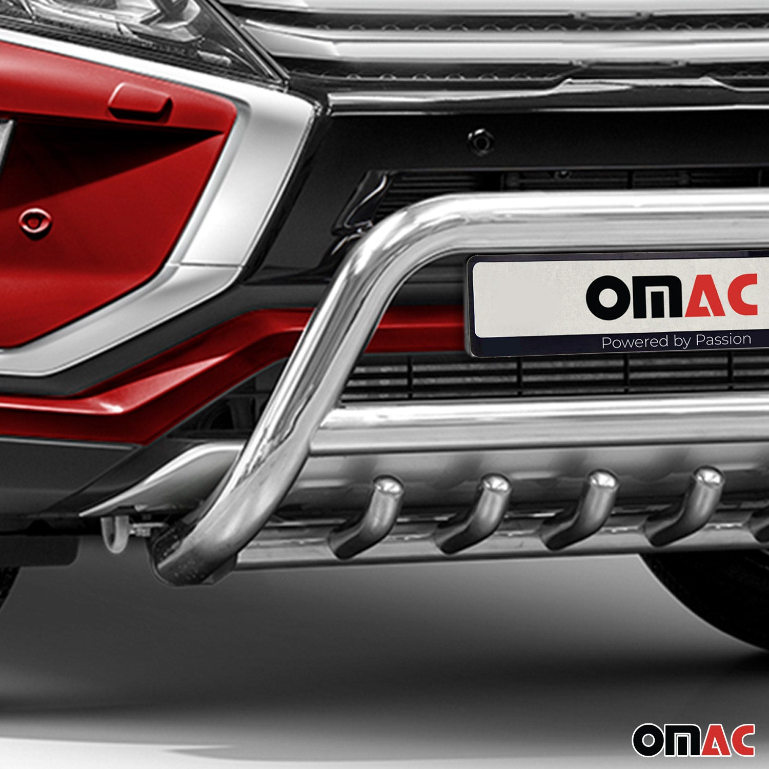 Pare-Buffle Avant Pour Mitsubishi Eclipse Cross 2018-2019 en Acier Inox