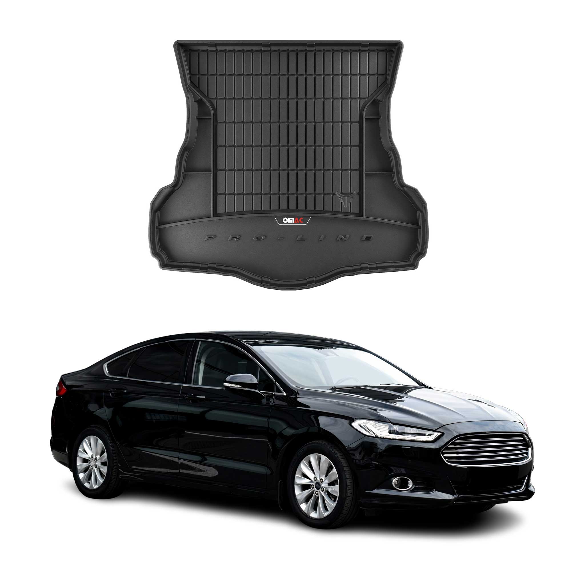 Tapis de Coffre pour Ford Mondeo mk5 Liftback 2014-2022 Noir TPE