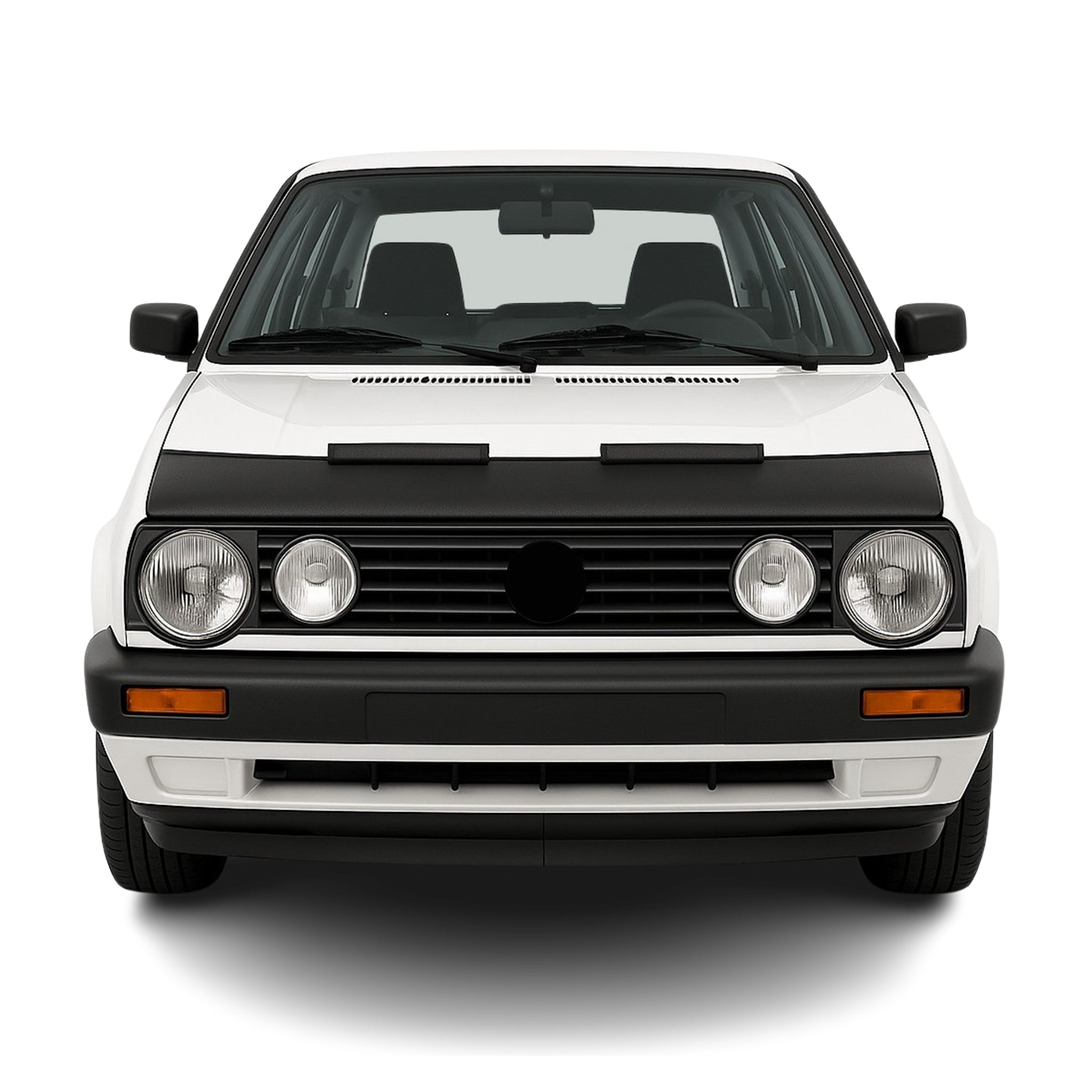 Protège Capot pour VW Golf 1983-1991 Masque de voiture vinyle Noir