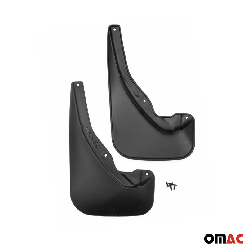 Bavettes Garde Boue pour Renault Fluence 2010-2015 Avant et Arrière Noir 4Pcs