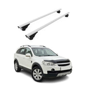 Barres de toit Transversales pour Chevrolet Captiva 2006-2018 Acier Gris 2Pcs