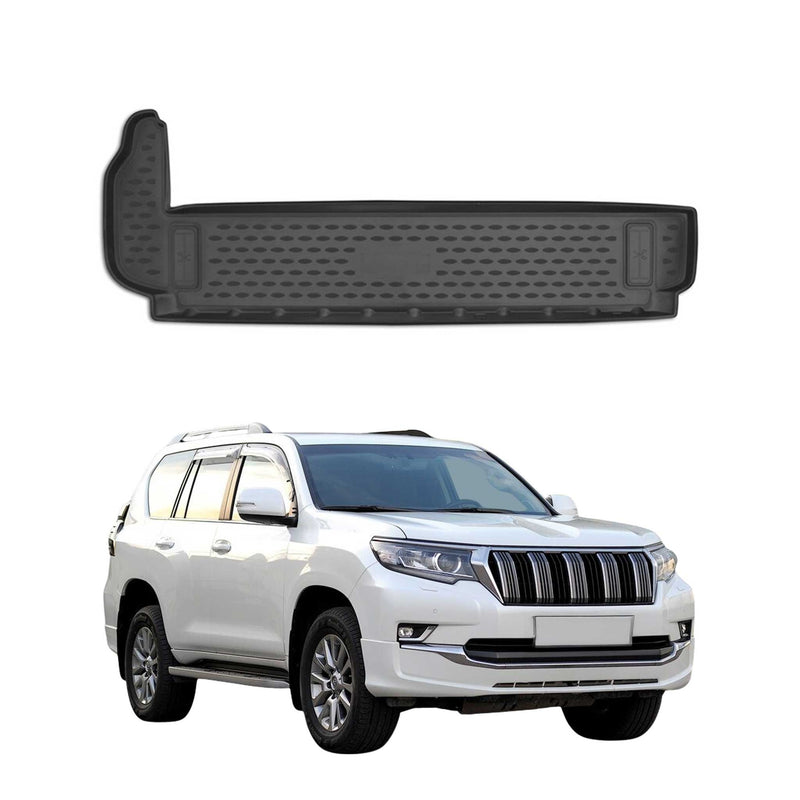 Tapis de Coffre pour Toyota Land Cruiser 2013-2021 Noir TPE