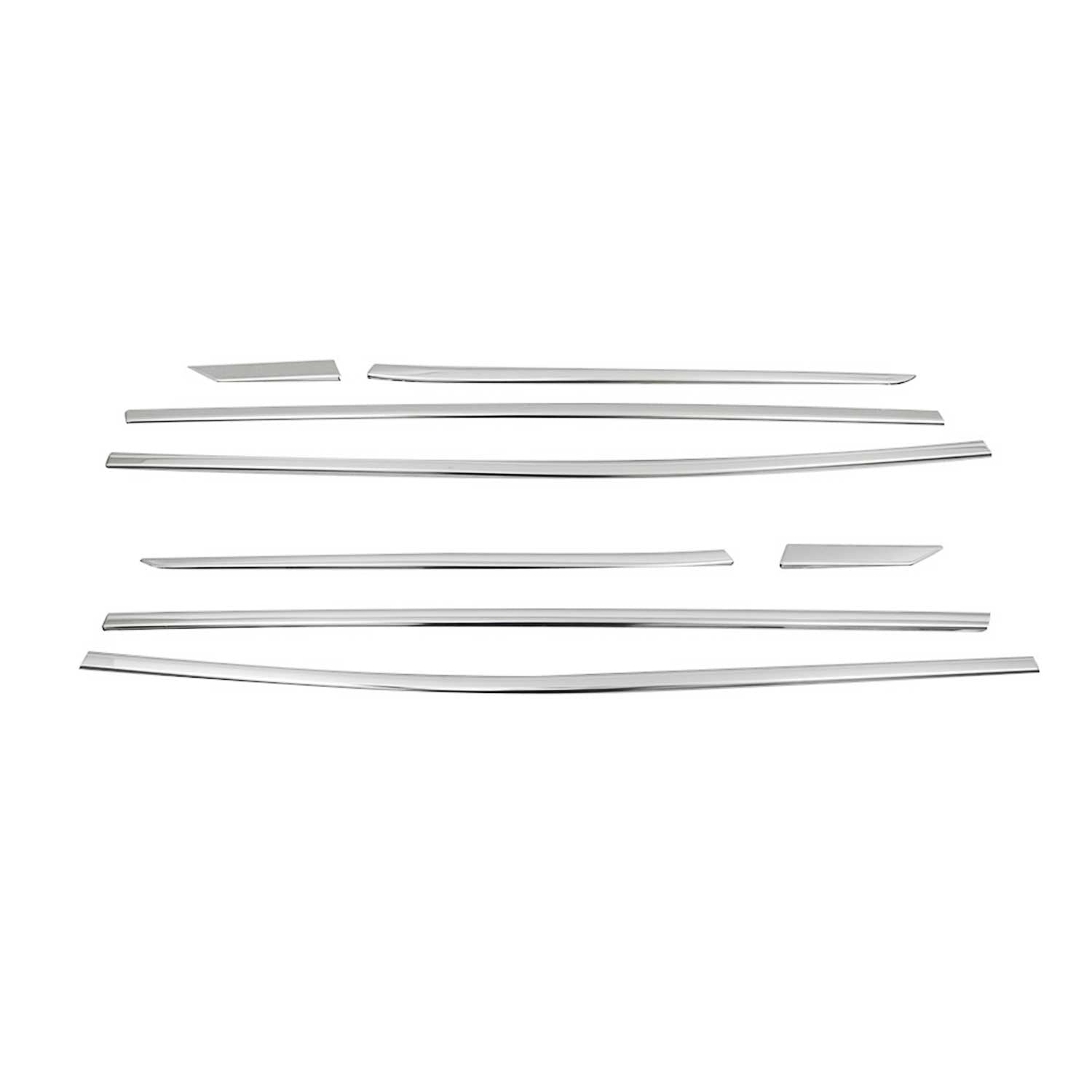 Garniture de Fenêtre pour Peugeot SUV 3008 2016-2024 Acier Inox 8Pcs