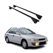 Barres de toit Transversales pour Subaru Impreza Break 1994-2000 Fer Noir
