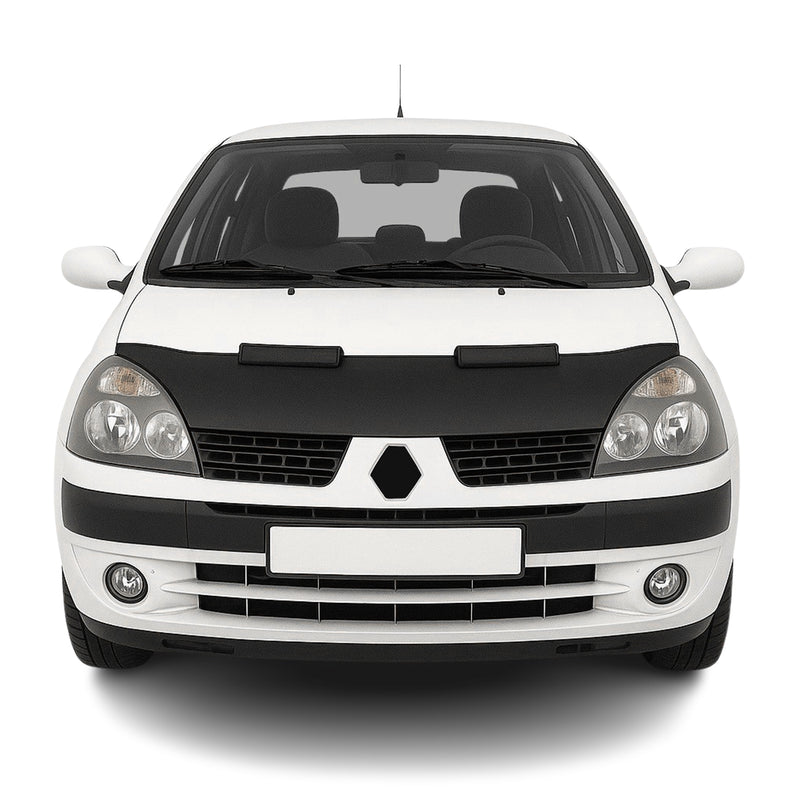 Protège Capot pour Renault Clio 2001-2006 Masque de voiture vinyle Noir