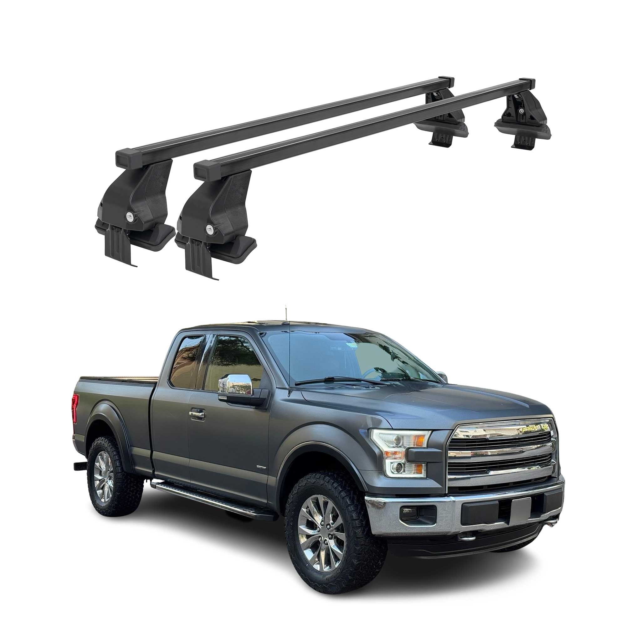 Barres Transversales Menabo pour Ford F150 2015-2026 Noir