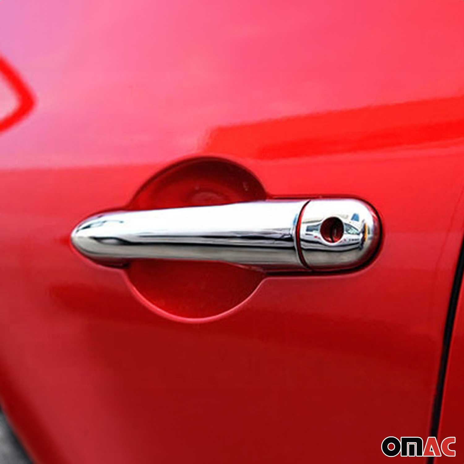Couverture de poignée de porte pour Renault Clio 2012-2019 HB Break Acier 2x