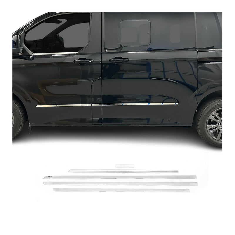Garniture Baguette de Porte pour Volkswagen Transporter T7 2024-2025 inox 5Pcs
