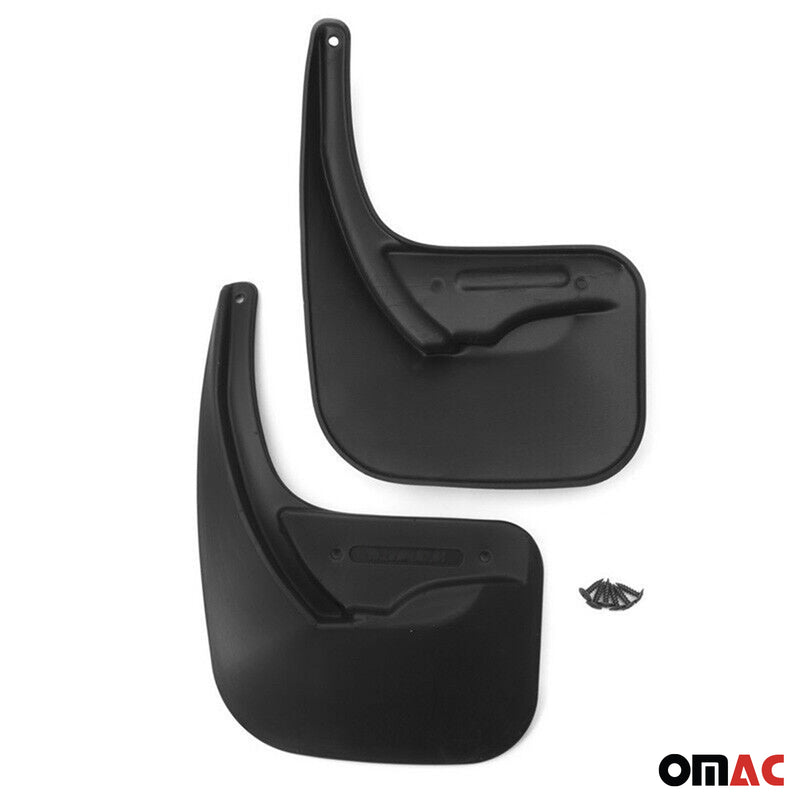 Bavettes Garde Boue pour Citroen C4 2010-2017 HB 5 Portes Avant &Arrière Noir 4x