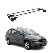 Barres de toit Transversales pour Chrysler Voyager 1996-2000 TÜV Alu Gris 2Pcs