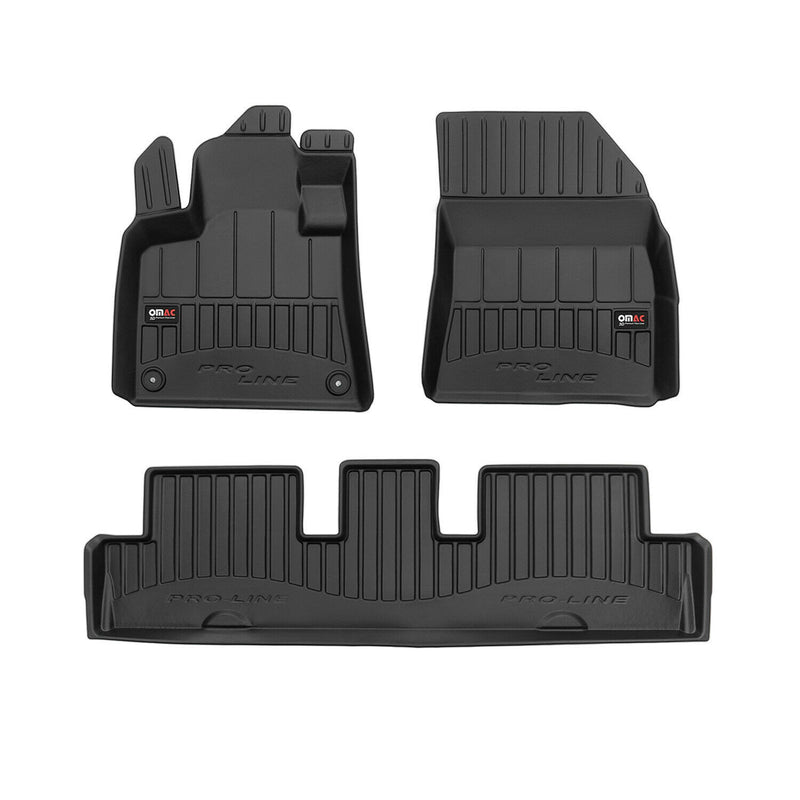 Tapis de Sol pour Citroen C4 Picasso 2013-2019 Caoutchouc TPE Noir