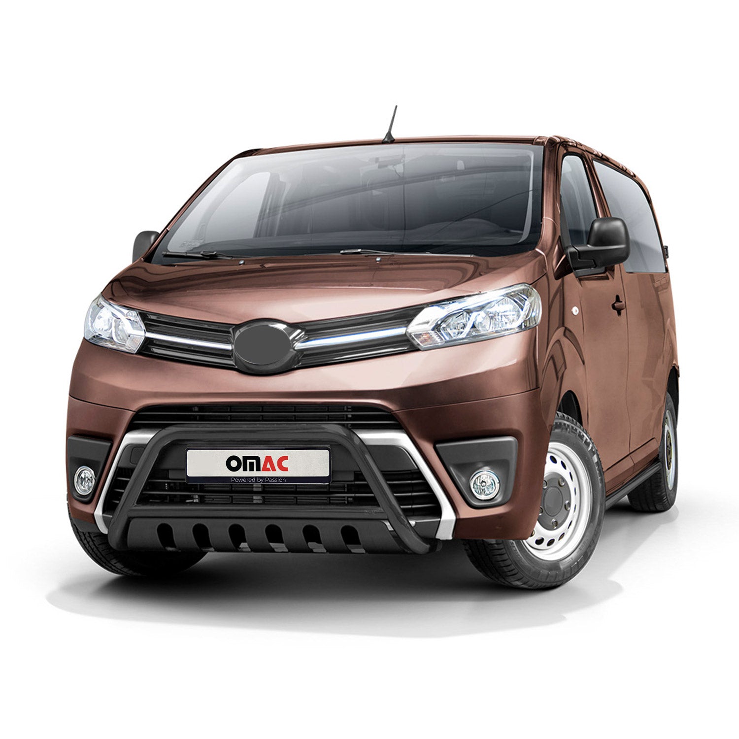 Pare-Buffle Avant Pour Toyota Proace 2016-2026 Acier Inoxydable Noir