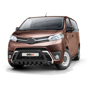 Pare-Buffle Avant Pour Toyota Proace 2016-2026 Acier Inoxydable Noir