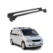 Barres de toit Transversales pour Mercedes Vito W638 1996-2003 TÜV Alu Noir 2x