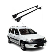 Barres de toit Transversales pour Dacia Logan 2007-2013 Fer Noir