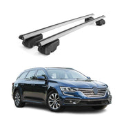 Barres de toit Transversales pour Renault Talisman 2016-2023 Alu Gris ABE