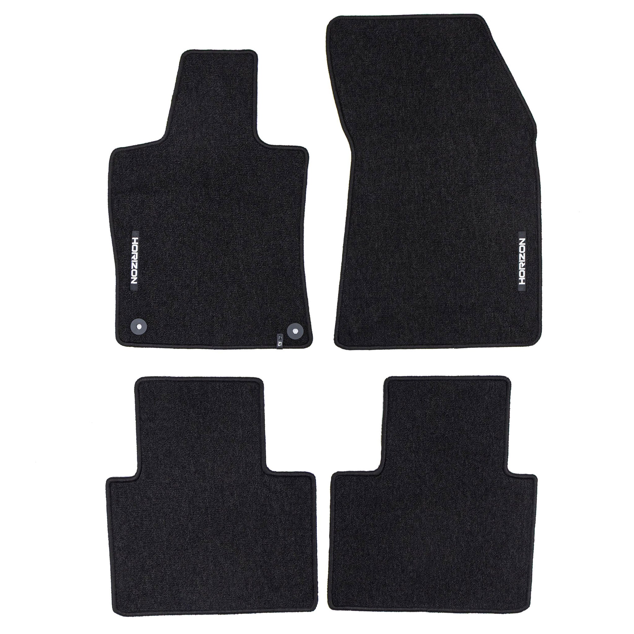 Tapis de Sol de Voiture pour Citroen C5X 2021-2025 Velours Imperméable 4Pcs