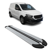 Marchepieds latéraux pédale pour Mercedes Citan W420 L1 2021-2026 Aluminium Gris