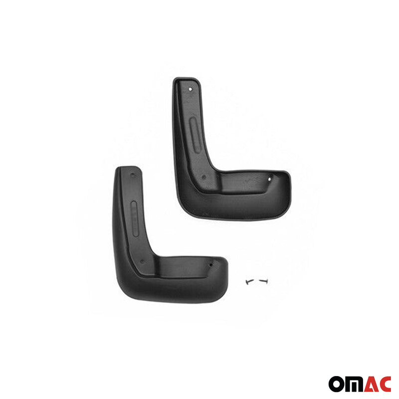 Bavettes Garde Boue pour Skoda Rapid Berline 2012-2019 Avant &Arrière Noir 4Pcs