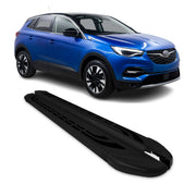 Marchepieds Latéraux pédale pour Opel Grandland 2021-2024 Aluminium Noir 2Pcs