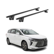 Barres de toit transversales pour Forthing U-Tour 2022-26 Alu Noir 2 pièces ABE