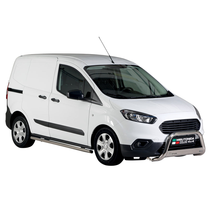 Pare-buffle Avant pour Ford Transit Courier 2018-2024 63 mm en Acier Gris