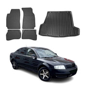 Kit Tapis de sol et coffre pour Skoda Superb 2001-2008 Berline TPE Noir