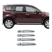 Couverture de poignée de porte pour Mitsubishi Outlander 2006-2020 Acier Inox